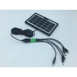 Panou solar 3,8w portabil cu conectori universali (PSP-3,8W-6V0,63A) -(www.lutek.ro)